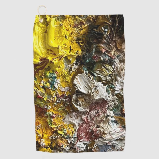 Toalla De Golf Paleta del artista #1 (Anverso)