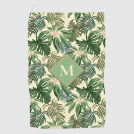 Toalla De Golf Palm Tropical deja monograma