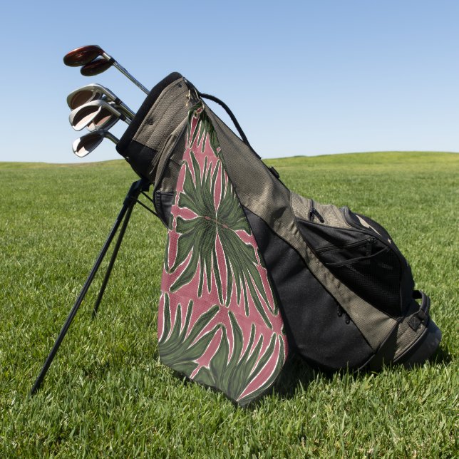 Toalla De Golf Palmas Verdes (Verde)