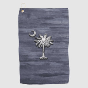 Toalla De Golf Palmetto y luna de Carolina del Sur