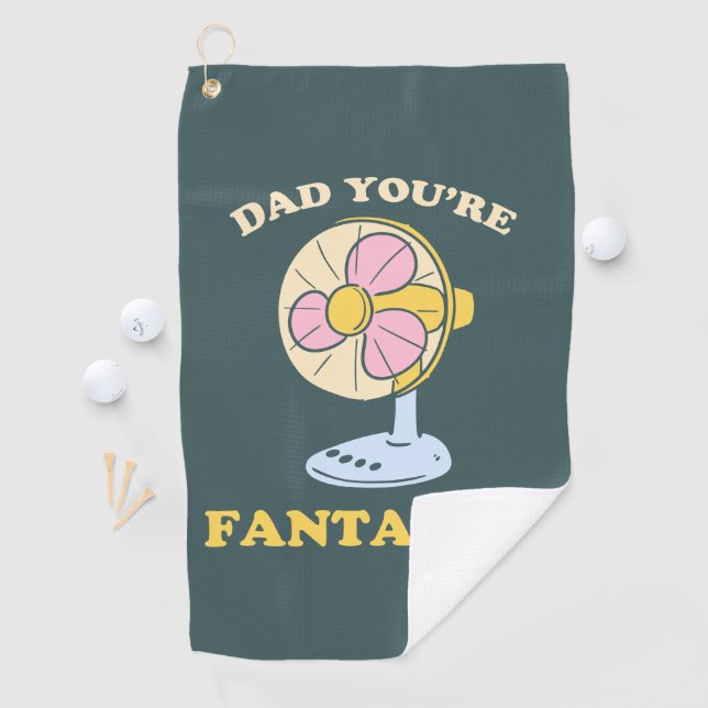 Toalla De Golf Papá chiste divertido regalo de cumpleaños Padre D (In situ)