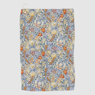 Toalla De Golf Papel pintado victoriano Gold Lily de William Morr