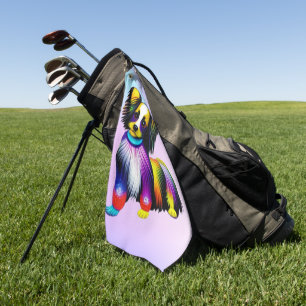 Toalla De Golf Papillion Pop Art Pastel