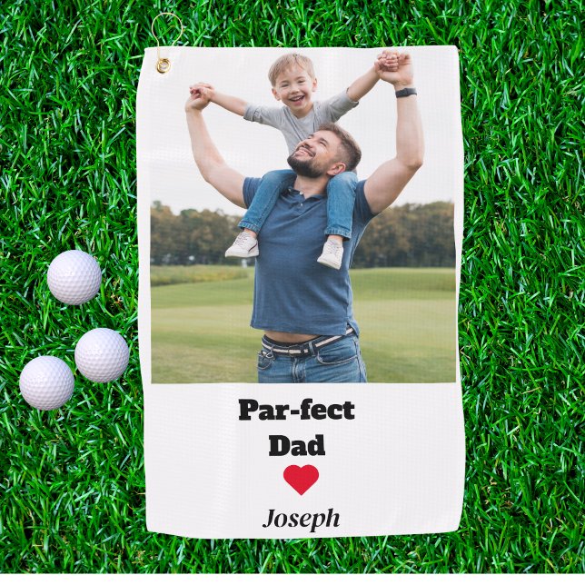 Toalla De Golf Par-fect Dad Funny personalizado Foto Día del padr (Subido por el creador)