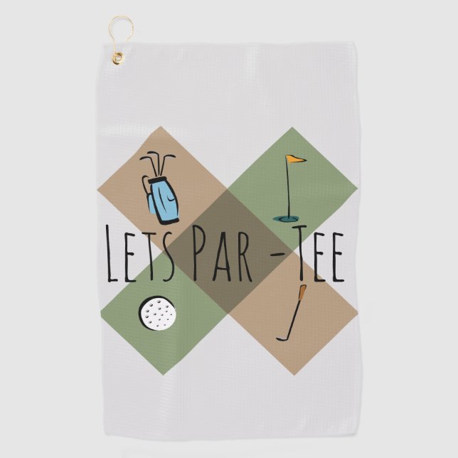 Toalla De Golf Par Tee Funny Golf Humor (Anverso)