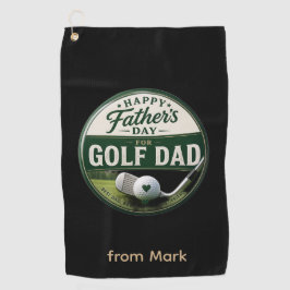 Toalla de golf para el Día del Padre Golf Dad