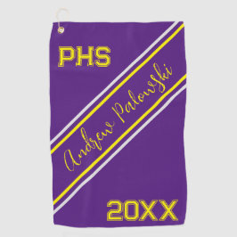 Toalla de golf para jugadores de secundaria