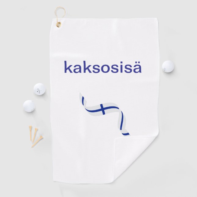 Toalla de golf para mozos de gemelos finlandeses (In situ)