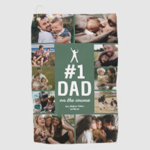 Toalla de Golf para Papá Número 1 Personalizada co