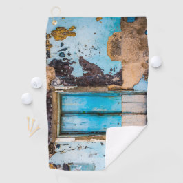 Toalla De Golf Pared azul y puerta