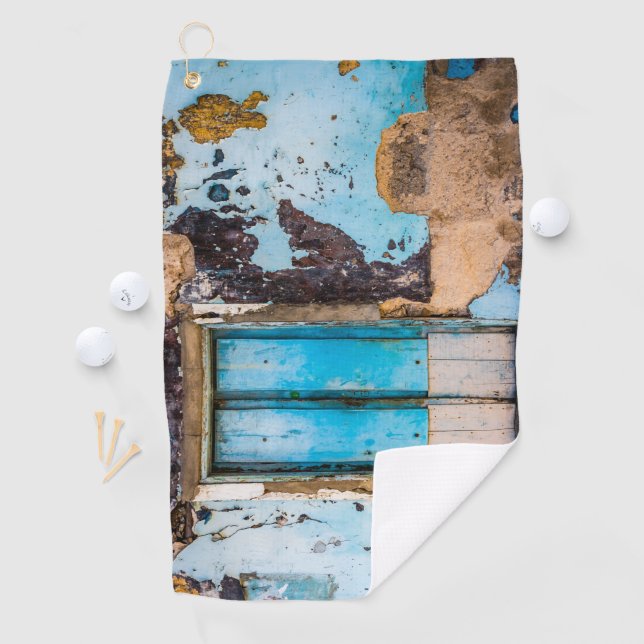 Toalla De Golf Pared azul y puerta (In situ)