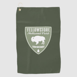 Toalla De Golf Parque Nacional Yellowstone Bison