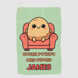 Toalla De Golf Patata de Sofá y Orgullosa