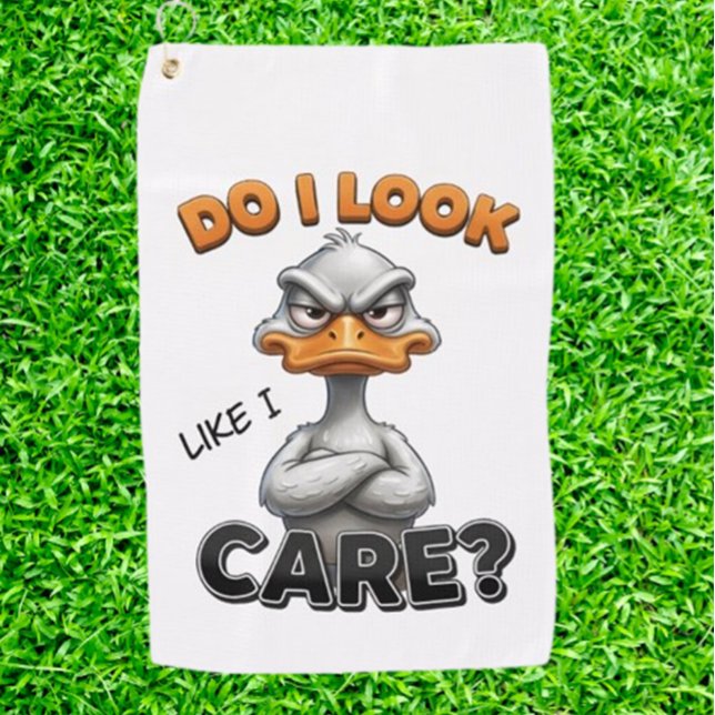 Toalla De Golf PATO humor DIVERTIDO  (Funny Golf Duck Unisex Golfer Gift)