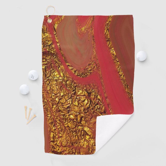 Toalla De Golf patrón abstracto. (In situ)