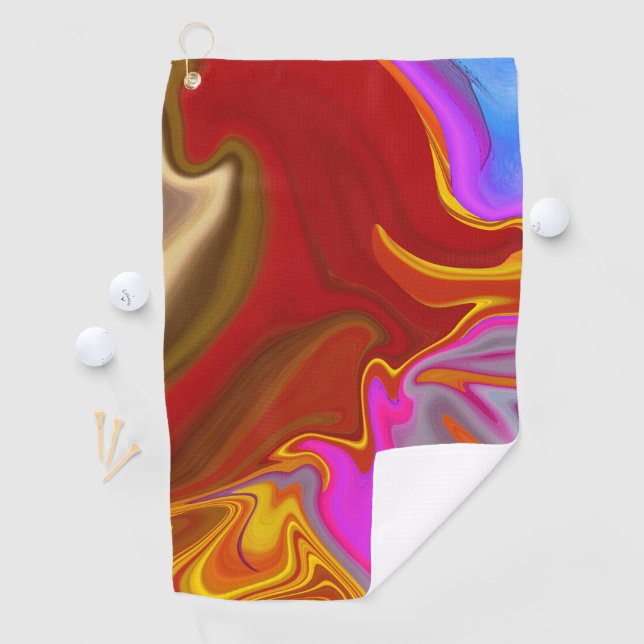 Toalla De Golf patrón abstracto. (In situ)