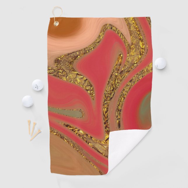 Toalla De Golf patrón abstracto. (In situ)