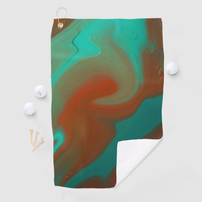 Toalla De Golf patrón abstracto. (In situ)