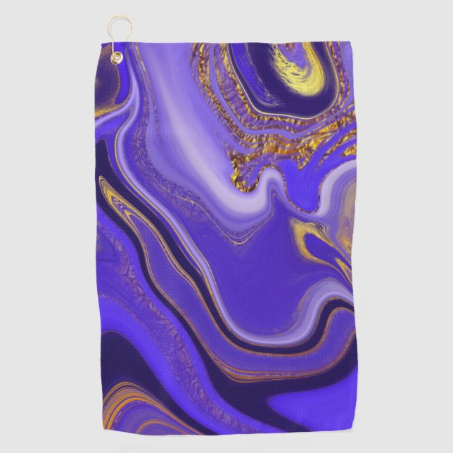 Toalla De Golf patrón abstracto. (Anverso)