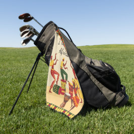 Toalla De Golf Patrón Africano