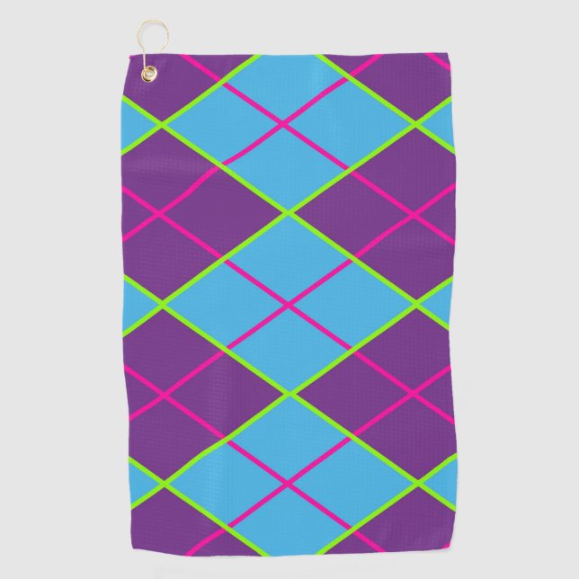 Toalla De Golf Patrón Clásico de Argyle (Anverso)