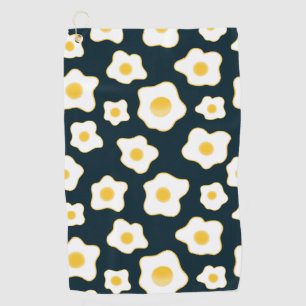 Toalla De Golf Patrón de flor de huevos fritos