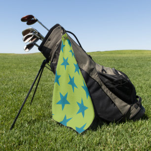 Toalla De Golf Patrón de las estrellas doradas 20