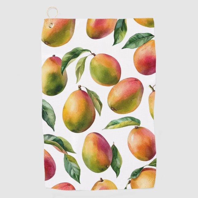 Toalla De Golf Patrón de mango (Anverso)