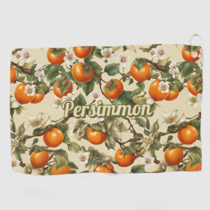 Toalla De Golf Patrón de Persimmons