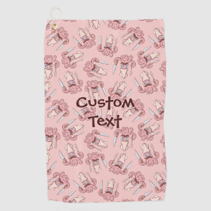 Toalla De Golf Patrón de Personalizado del Chef Squid