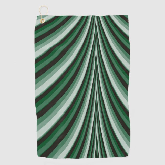 Toalla De Golf Patrón de planta (Anverso)