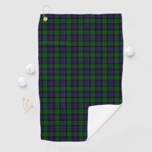 Toalla De Golf Patrón de tracción escocés de Tartán Royal Bla
