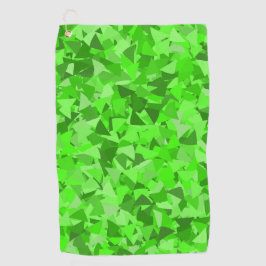 Toalla De Golf Patrón de triángulo verde