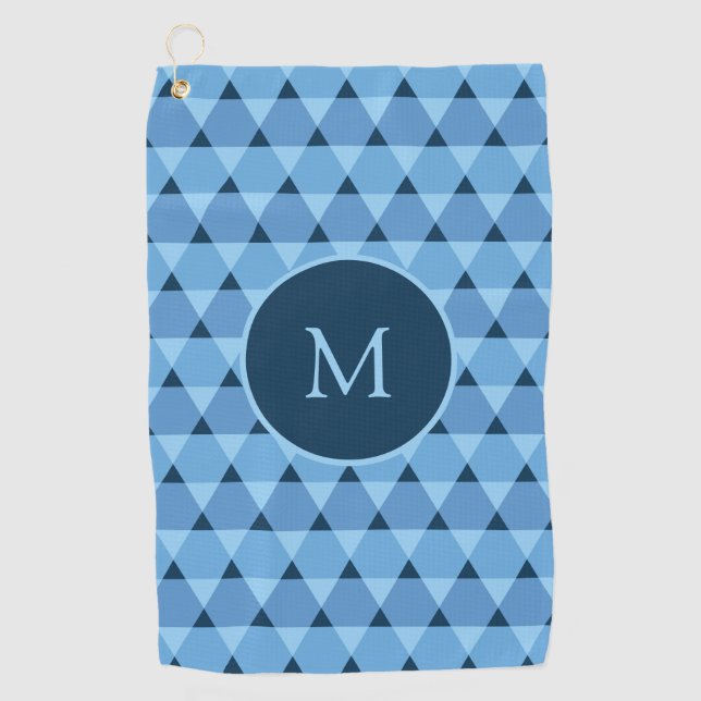 Toalla De Golf Patrón de triángulos (Anverso)