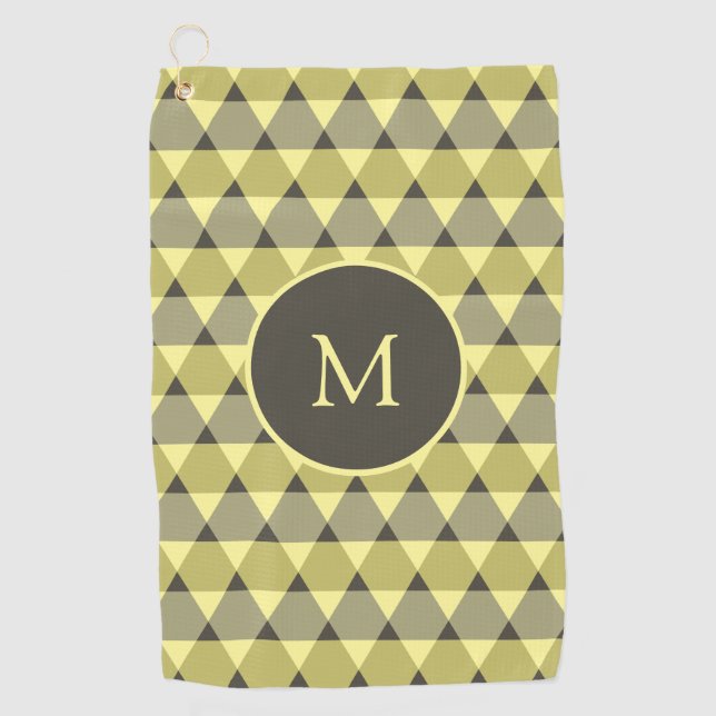 Toalla De Golf Patrón de triángulos (Anverso)