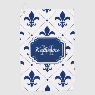 Toalla De Golf Patrón Fleur-de-lis