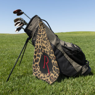 Toalla De Golf Patrón Jaguar monogramado
