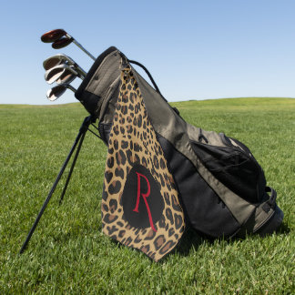 Toalla De Golf Patrón Jaguar monogramado