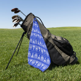 Toalla De Golf Patrón Mediterráneo Árabe Griego Azul