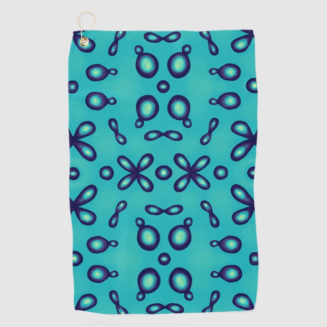 Toalla De Golf Patrón Orbital Atómica de Química Orgánica (Anverso)