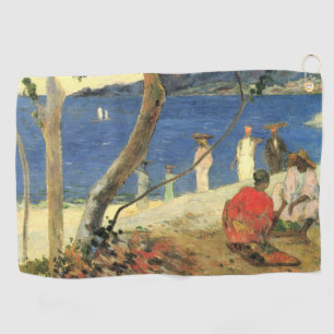 Toalla De Golf Paul Gauguin Porteadores de frutas en la cala de T