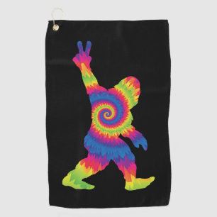 Toalla De Golf Peace Love Bigfoot - Amantes de pie grande