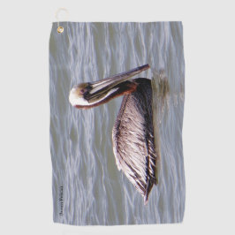 Toalla de golf Pelican de Brown