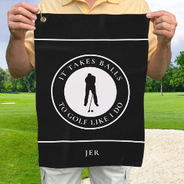 Toalla De Golf Pelotas de Golf Humor Golfista Deportes Chiste Mon