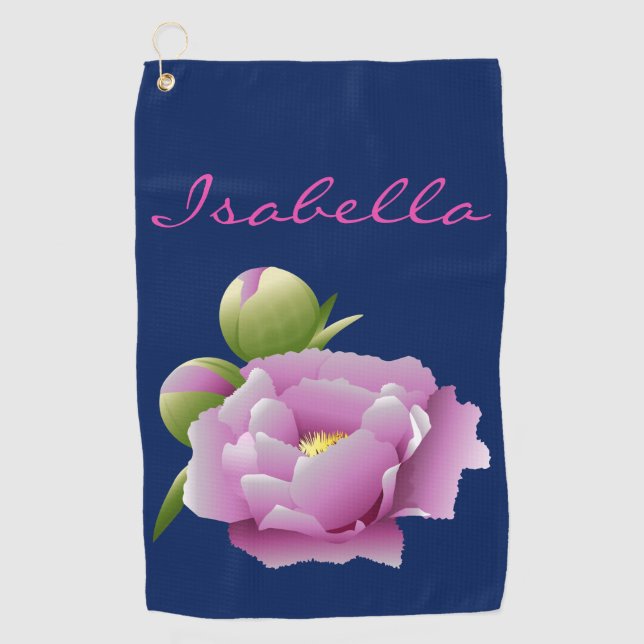 Toalla De Golf Peonies (Anverso)