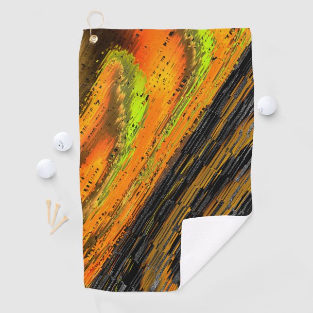 Toalla De Golf Pequeño mosaico amarillento y deformado (In situ)