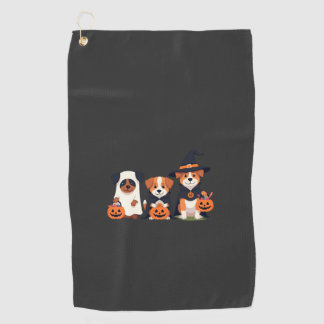 Toalla De Golf Perro de Agua Retriever Fantasma Halloween Truco o