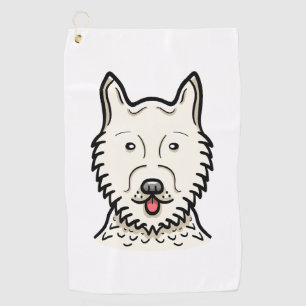 Toalla De Golf Perro esquimal americano