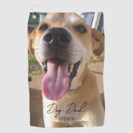Toalla De Golf Perro Foto Perro Papá Personalizado
