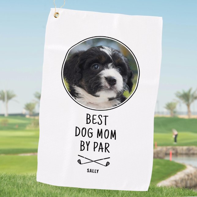 Toalla de Golf Perro Mamá Día de la Madre Foto Per (Subido por el creador)